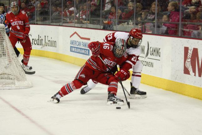 Mens+hockey%3A+Badgers+welcome+Ohio+State+for+crucial+home+opener