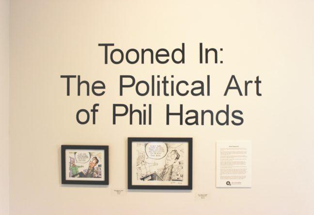 Political cartoonist brings creations to life in latest exhibit at Union South