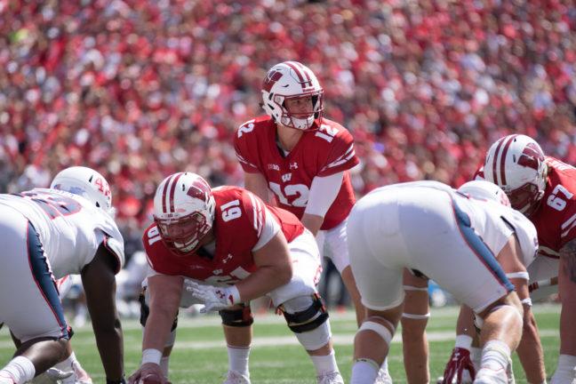 Football%3A+Badgers+seek+consistency+in+quarterback+battle+for+the+ages