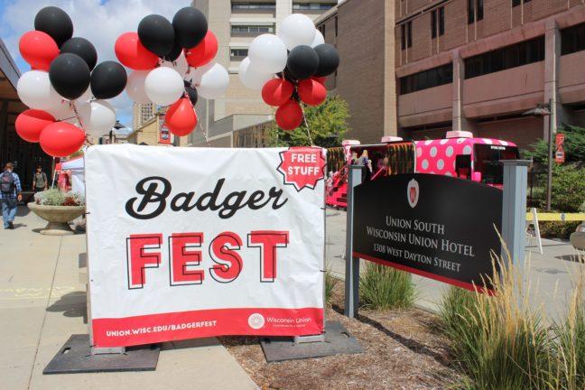 Badger+Fest+kicks+off+school+year+by+connecting+students%2C+community+businesses
