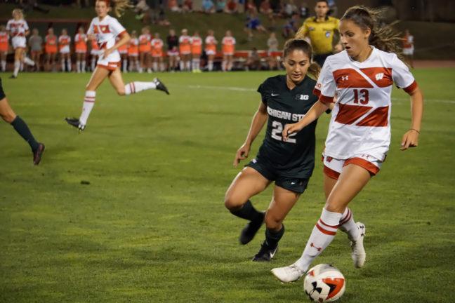 Womens+soccer%3A+Badgers+fall+to+Michigan+in+overtime%2C+ending+seven+game+winning+streak