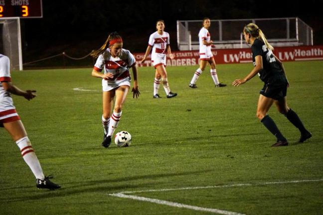 Womens+soccer%3A+Lauren+Rice+continues+to+make+strides+for+Badgers+during+win+streak