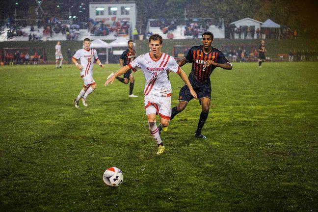Mens Soccer: Badgers rally behind Cowdroy, draw with Maryland in double OT