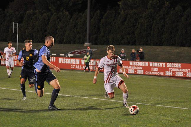 Mens Soccer: Badgers drop second straight conference game, barely escape with draw