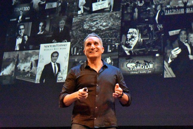 Distinguished lecturer Bassem Youssef brings Egyptian satire to Madison
