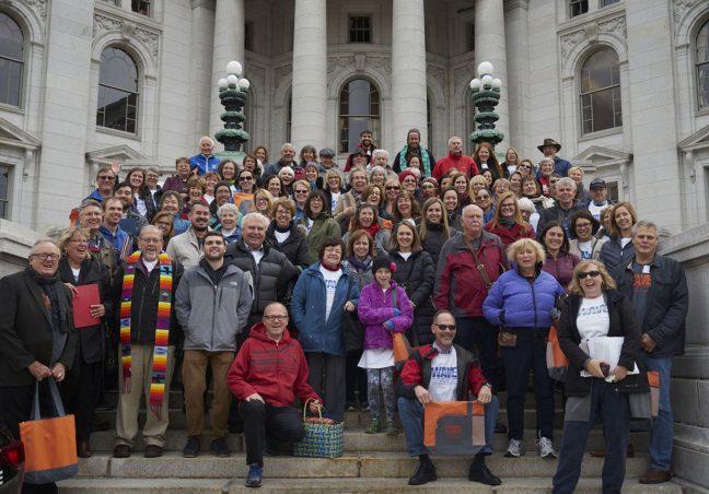 Wisconsin Anti-Violence Effort stands at State Capitol