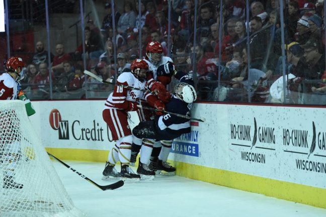 Mens+Hockey%3A+No.+14+Badgers+triumph+over+No.+15+Nittany+Lions+with+dominant+sweep