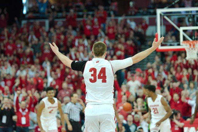 Mens Basketball: Despite Brad Davison 30-point outing, Badgers cannot hold on against No. 2 Michigan State