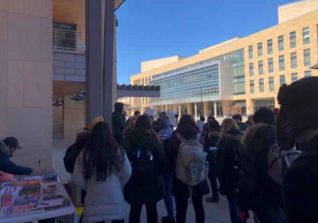 Campus organizations hold discussion, rally for International Womens Day