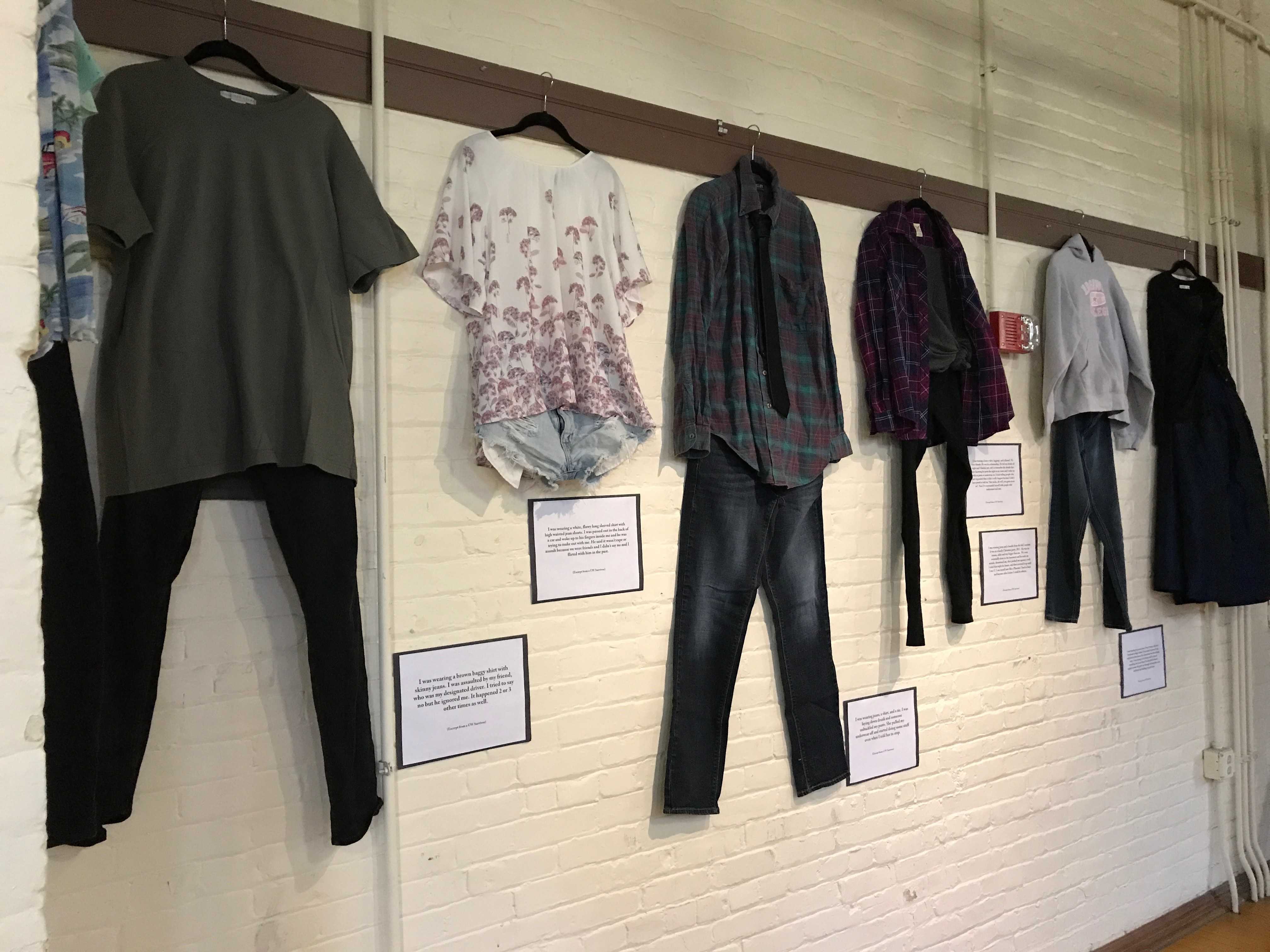 ‘what Were You Wearing Exhibit Turns Statistics Of Sexual Assault Into Voices The Badger Herald