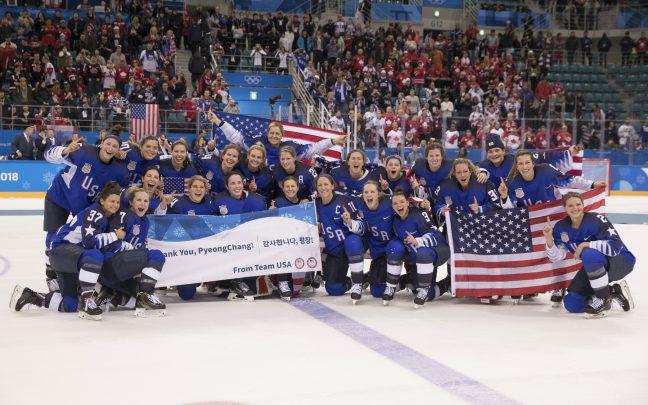 USA Hockey Women vs Canada Gold Medal Game
