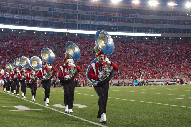 Wisconsin Football 9-1-2018 Marching Band
