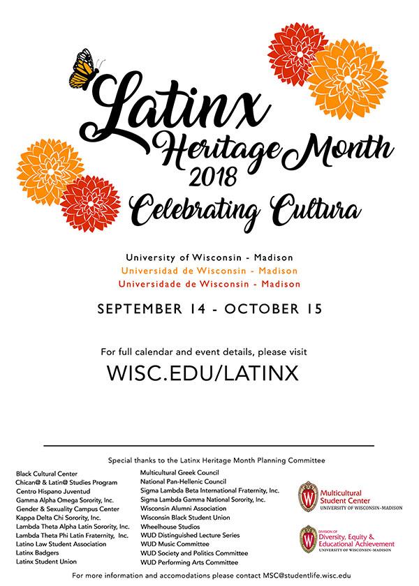 Latinx Heritage Month at UW ‘Celebrating Cultura’ begins Friday