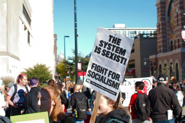 UW community protests Supreme Court nominee Brett Kavanaugh