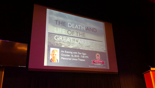 Go Big Read author dissects human impact on Great Lakes