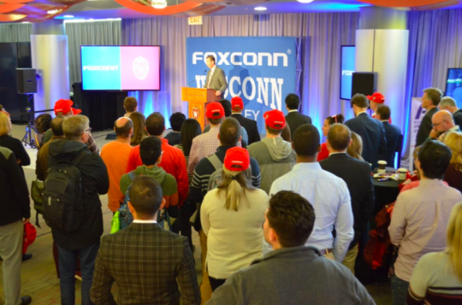 One year after Foxconn pledges $100 million to UW, university has only seen $700,000