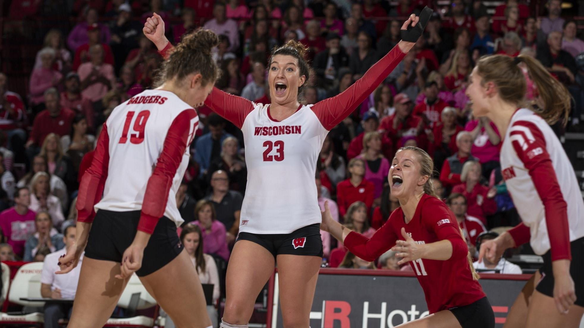 Volleyball: Wisconsin closes out regular season with