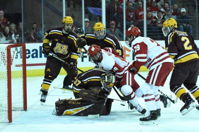 Mens+hockey%3A+Badgers+to+host+Nittany+Lions+at+Kohl+Center+this+weekend
