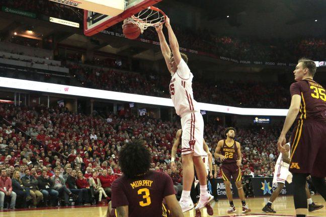 Despite cold night from Ethan Happ, Wisconsin holds on late to defeat Illinois