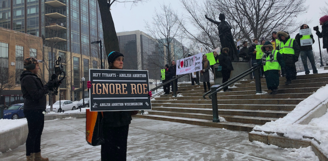 March for Life is met with counter protest at state Capitol