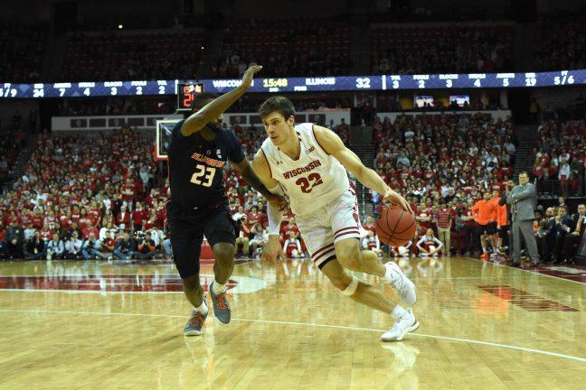 Mens basketball: As Badgers wrap up season, Ethan Happ’s free throw woes could end up costing them