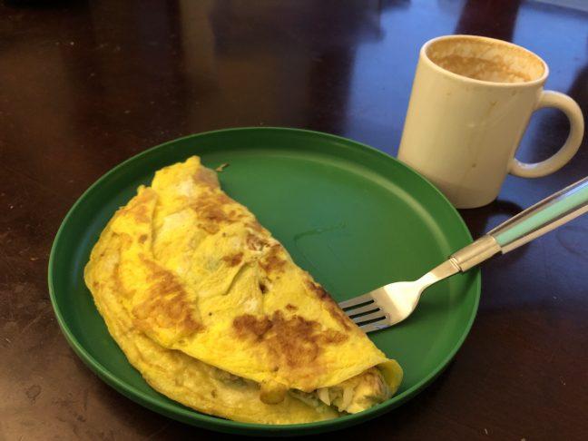 No effort eats: Quick, easy omelette