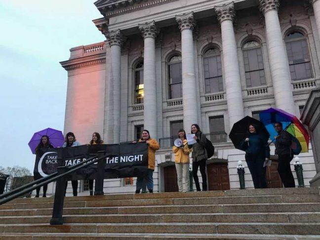 Take Back the Night marchers protest sexual violence on, off campus