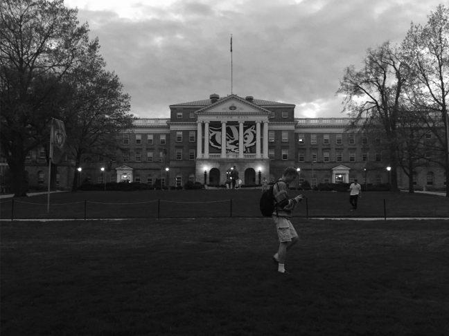Freshman passes out walking up Bascom Hill, causes human avalanche