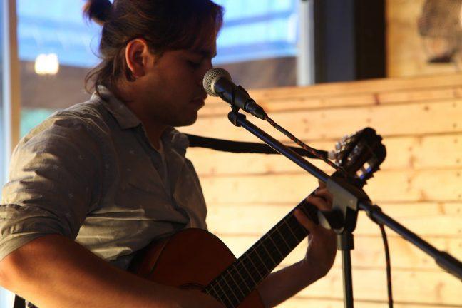 Colombian native, Nicolas Ceron, leaving his mark on open mic nights