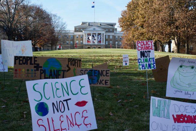 Protest calls for climate action, announces new student coalition