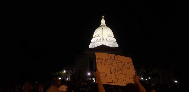 Black+Lives+Matter+protests+continue+peacefully+Saturday+night+at+Capitol