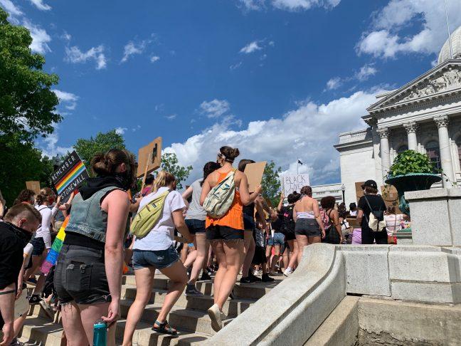 Protesters march for Black queer, trans lives, celebrate Pride month