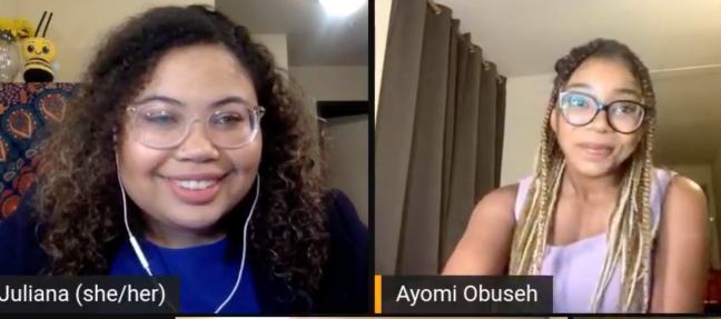 Ayomi and Juliana Debate