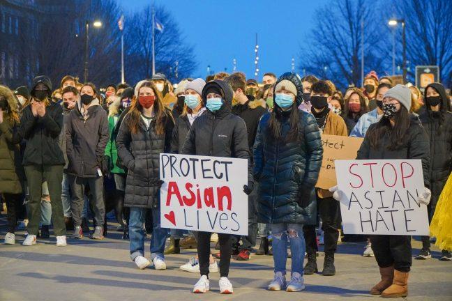 Stand up, fight back: UW students, Madison community protest for Asian lives