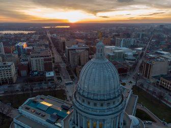 The Badger Herald archival photo of Wisconsin Capitol. March 8, 2021. 