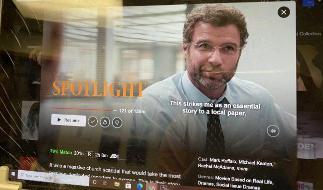 Spotlight illustrates the importance of investigative journalism during Sexual Assault Awareness Month