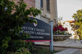 Badger Herald archival photo of DeLuca Biochemistry Laboratories building. September 16, 2021.