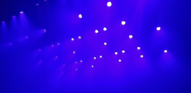 Blue lights at The Sylvee jwalker