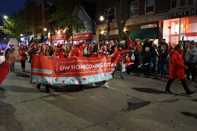 UW Homecoming Parade. October 31, 2021.