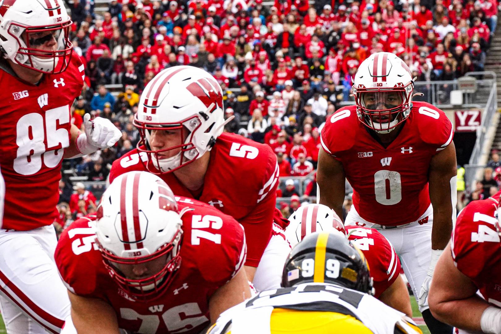 Four-star safety Braelon Allen playing for the Badgers