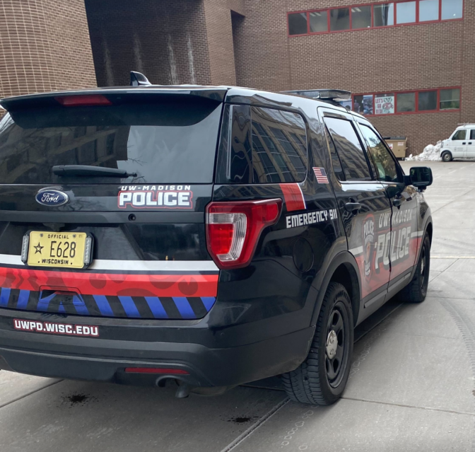 Badger Herald archival photo of a UW-Madison Police Department car.