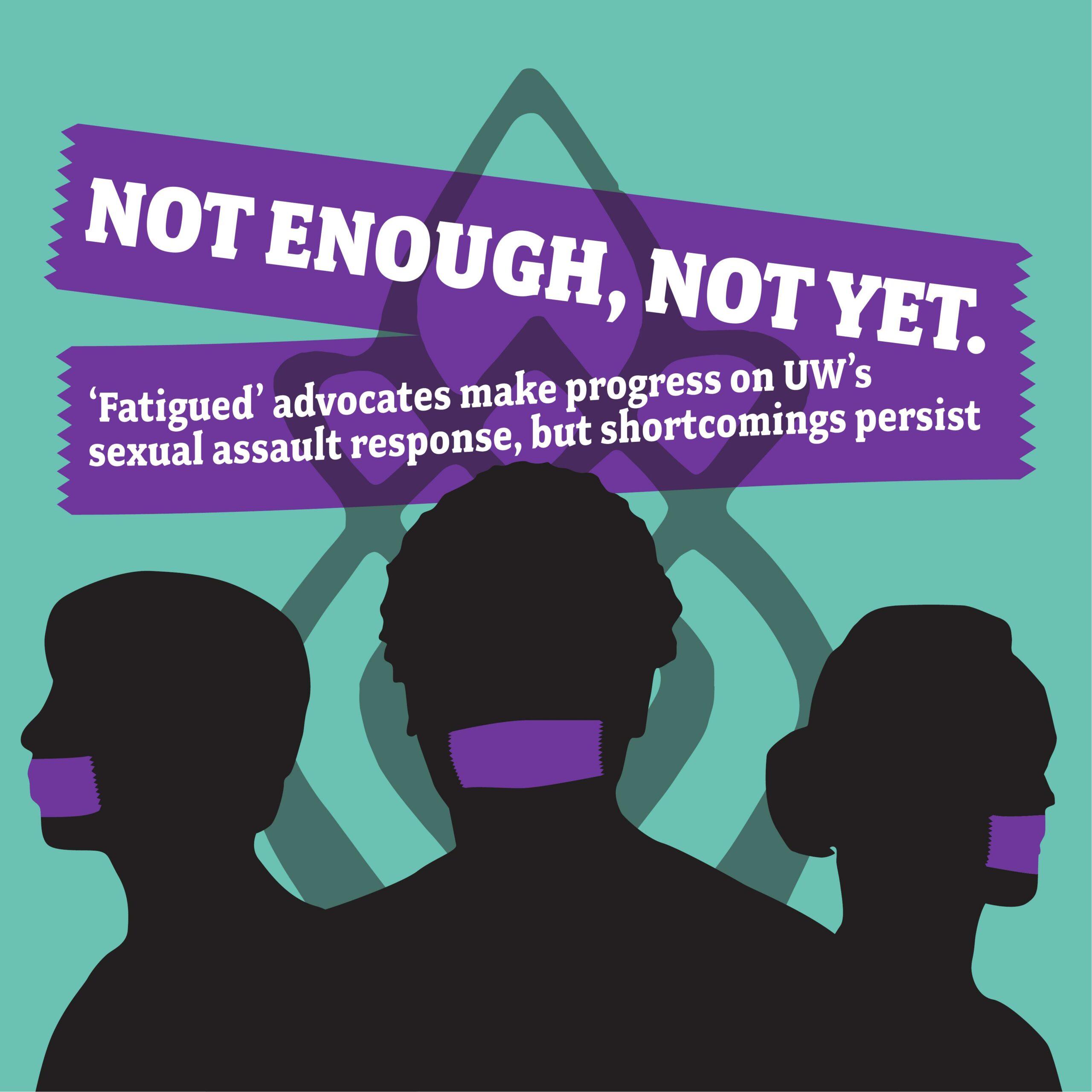 Not enough, not yet UW makes progress on sexual assault response, but shortcomings persist · The Badger Herald image