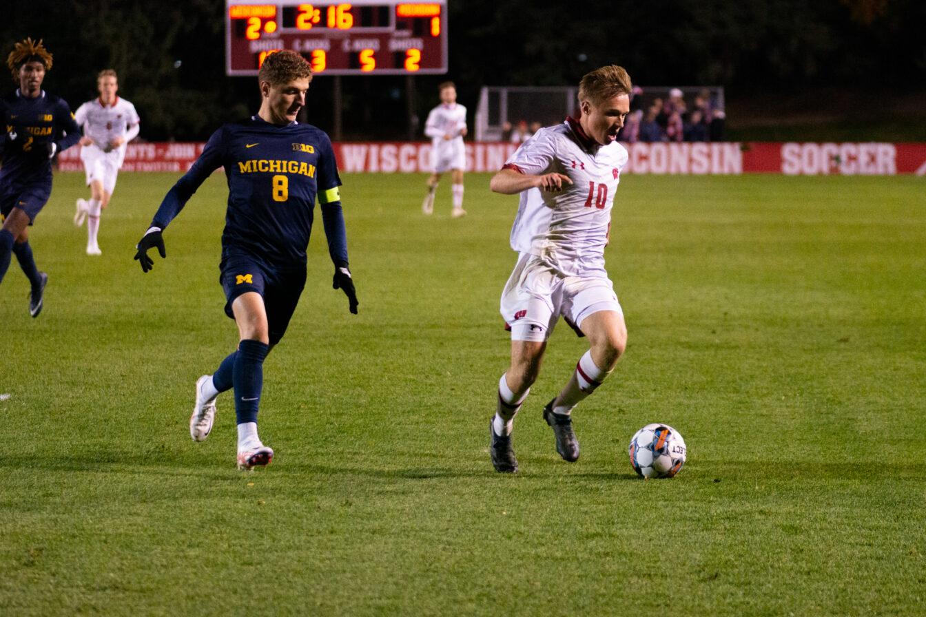 Men’s Soccer: Wisconsin stages comeback win over Michigan, draws to Drake