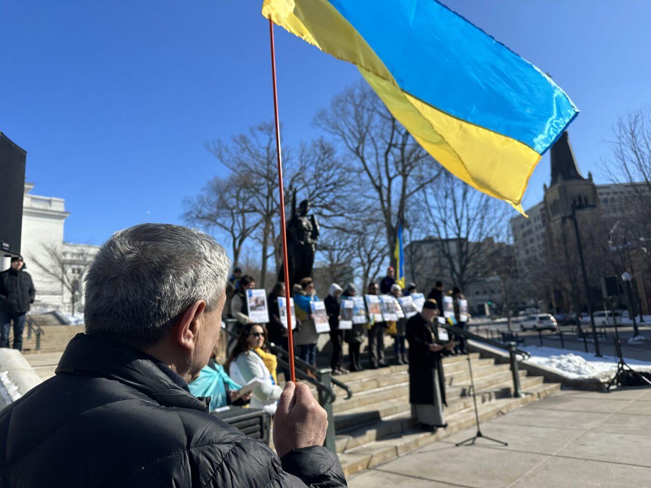 A year of courage: Local, global allies continue support for Ukraine