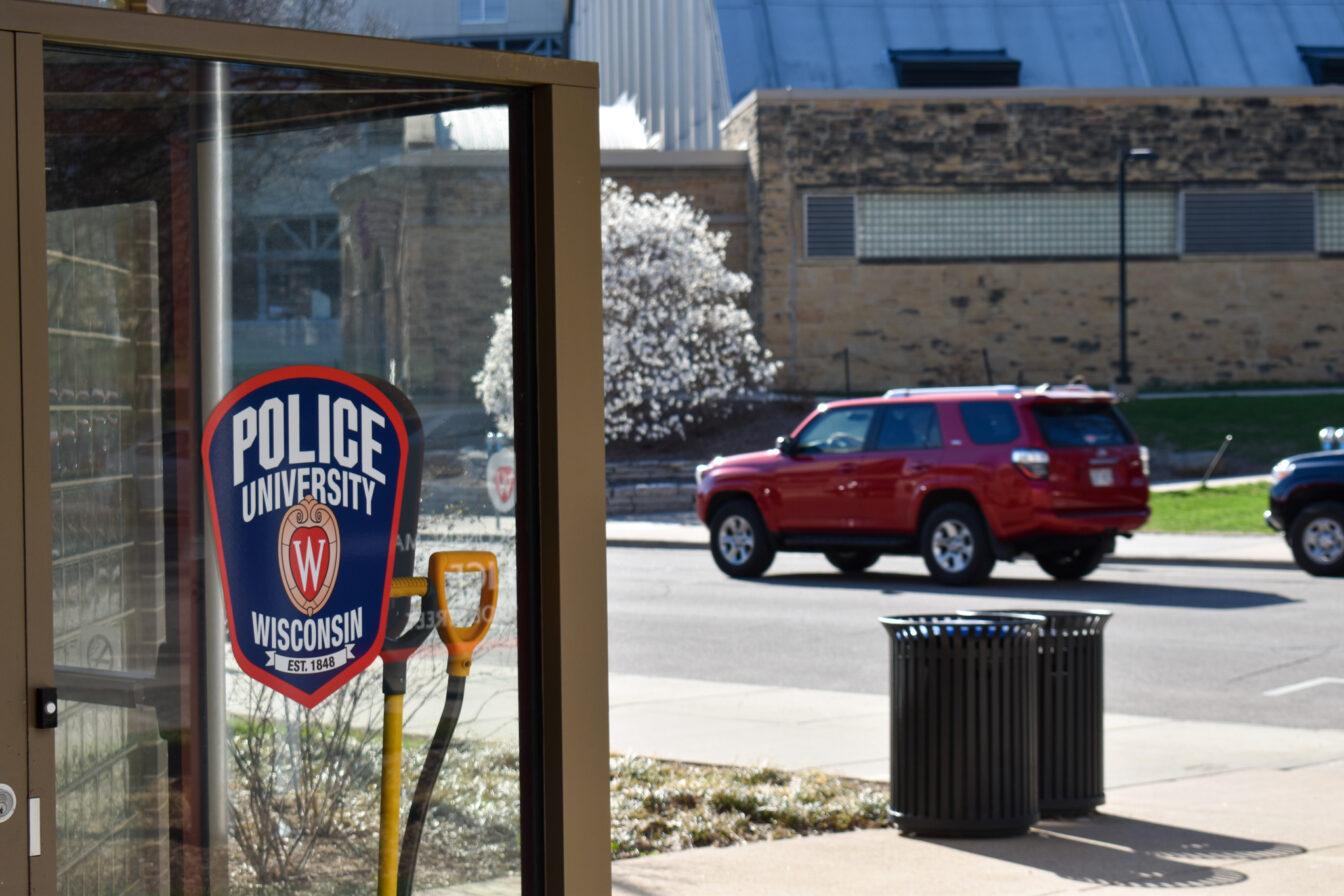Badger Herald archival photo of the University of Wisconsin Police Department building. April 14, 2023.