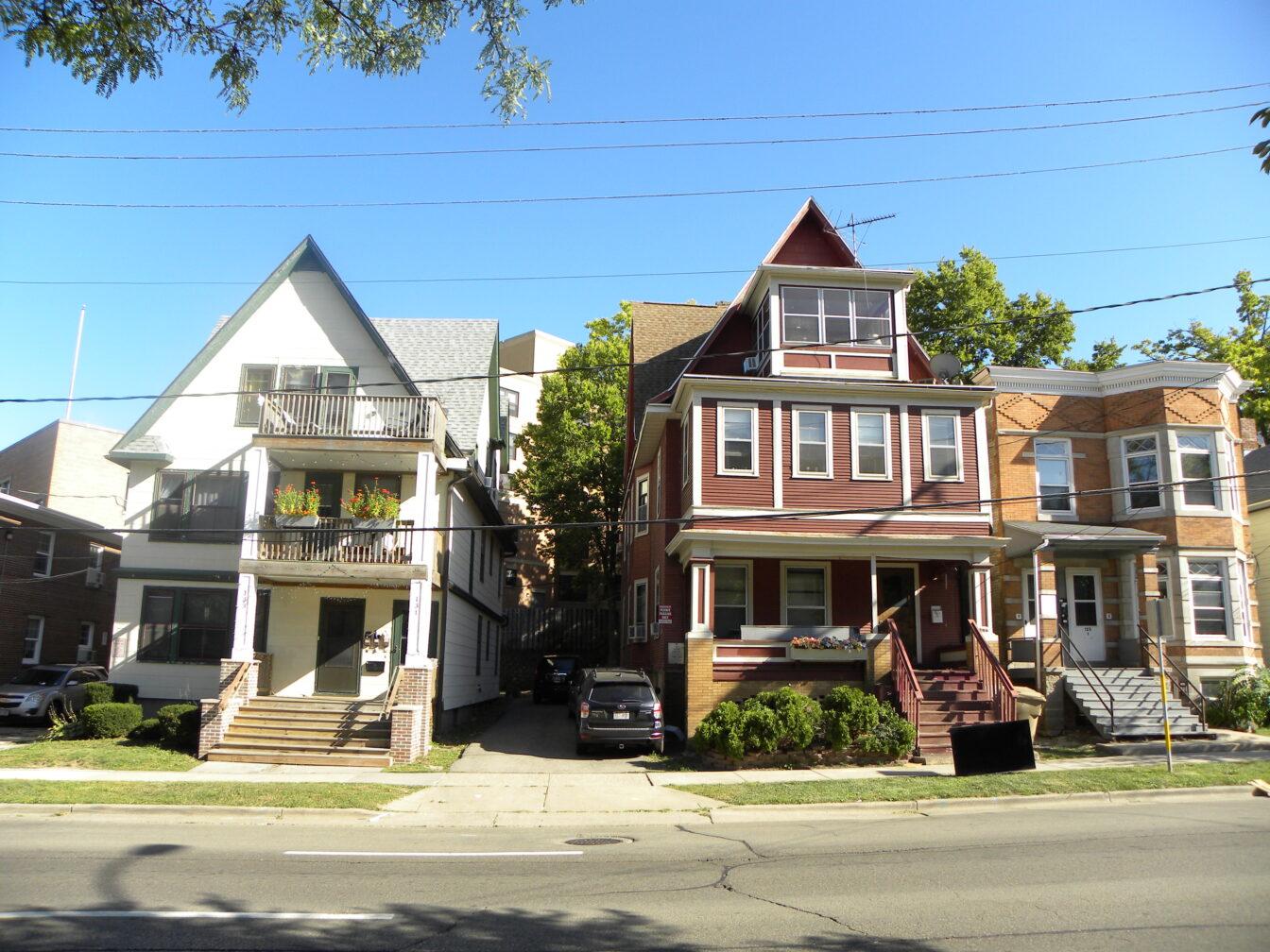 Badger Herald archival photo of housing on East Johnson Street. September 1, 2023.