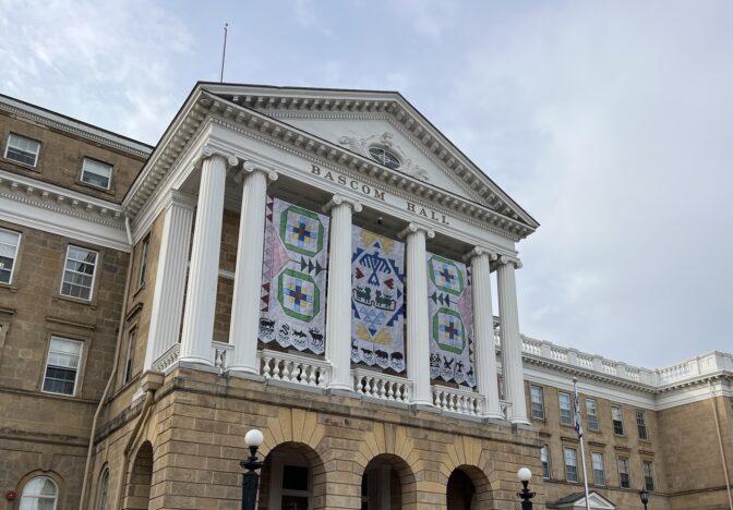 Bascom Hall during Native November. November 7, 2023. 