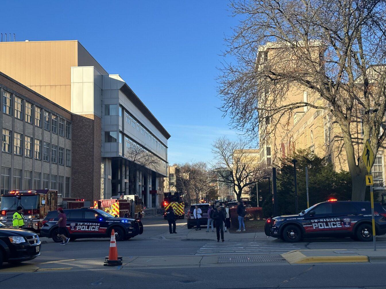 Updated: UWPD, MFD respond to fire at Engineering Hall