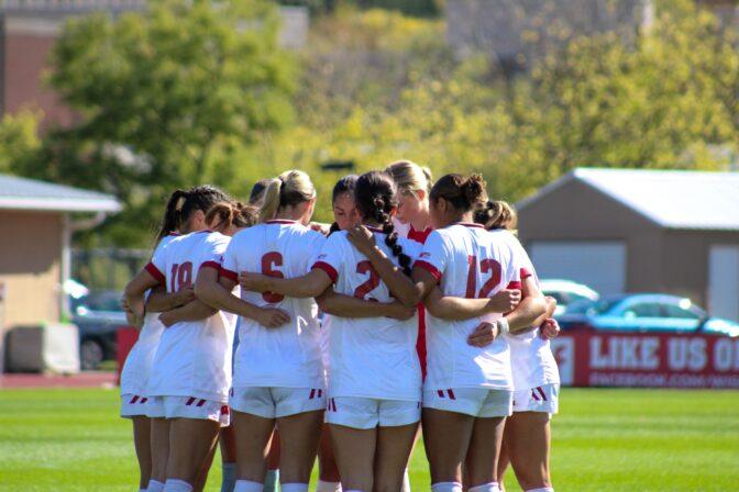 Badger Herald archival photo of UW Women's Soccer team. November 6, 2023. 