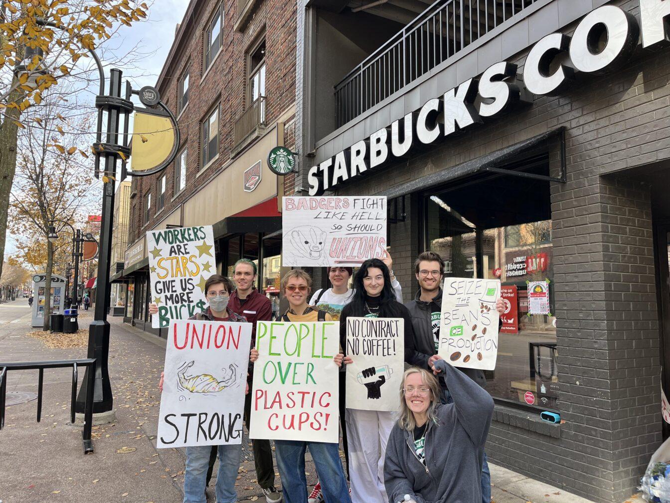 Madison Starbucks workers join nationwide strike